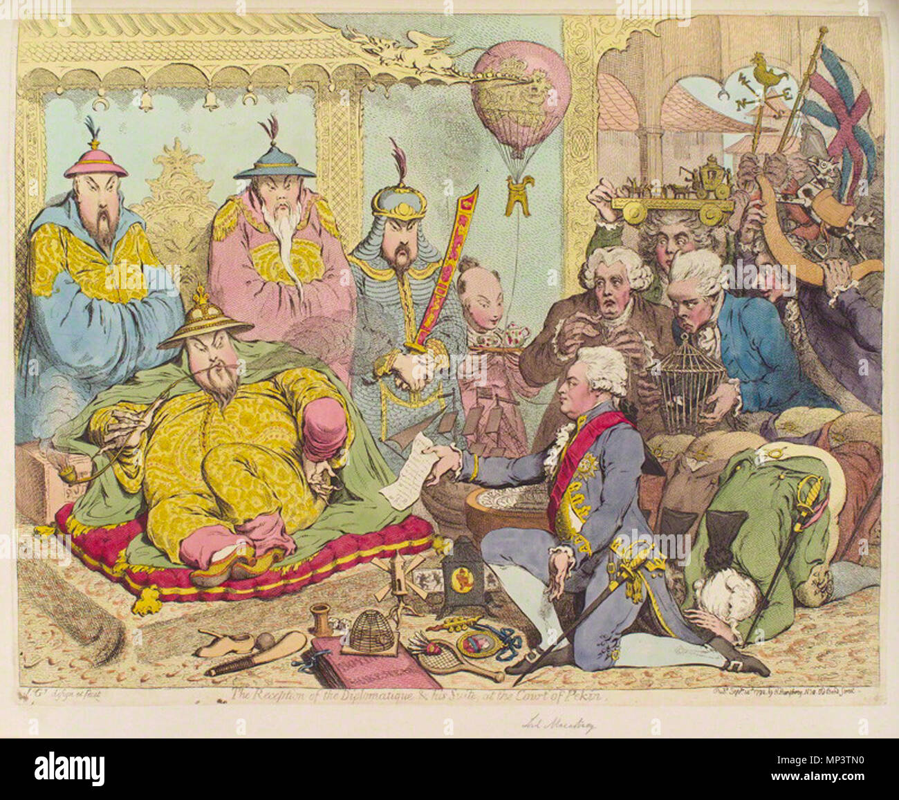 James Gillray, 1757â€1815, British, Monstrous Craws, At A New Coalition Feast 1787 Etching With Hand Coloring In Watercolor 2e46g6d