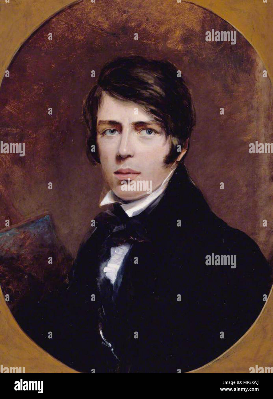 *Autoportrait huile sur toile 61 x 50,8 cm * *1828 . L'auto-portrait . 1828. Thomas Creswick (1811-1869) Noms alternatifs Creswick ; t. creswick Description English painter Date de naissance/Décès 5 Février 1811 28 décembre 1869 Lieu de naissance/décès Sheffield Londres Londres lieu de travail contrôle d'autorité : Q4240293 : VIAF 34724802 ISNI : 0000 0000 6634 5539 ULAN : 500032298 RCAC : nr93003004 GND : 136500897 1187 WorldCat Thomas Creswick, par Thomas Creswick Banque D'Images