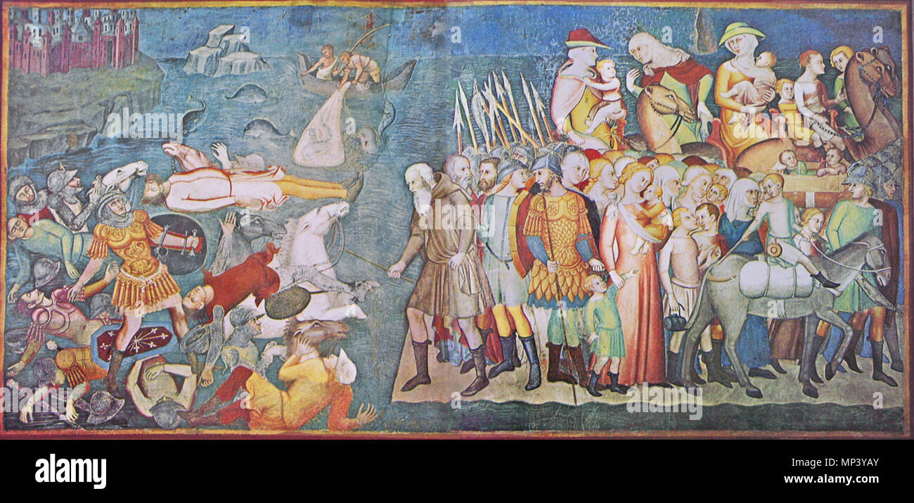 The israelites crossing the red sea Banque de photographies et d’images