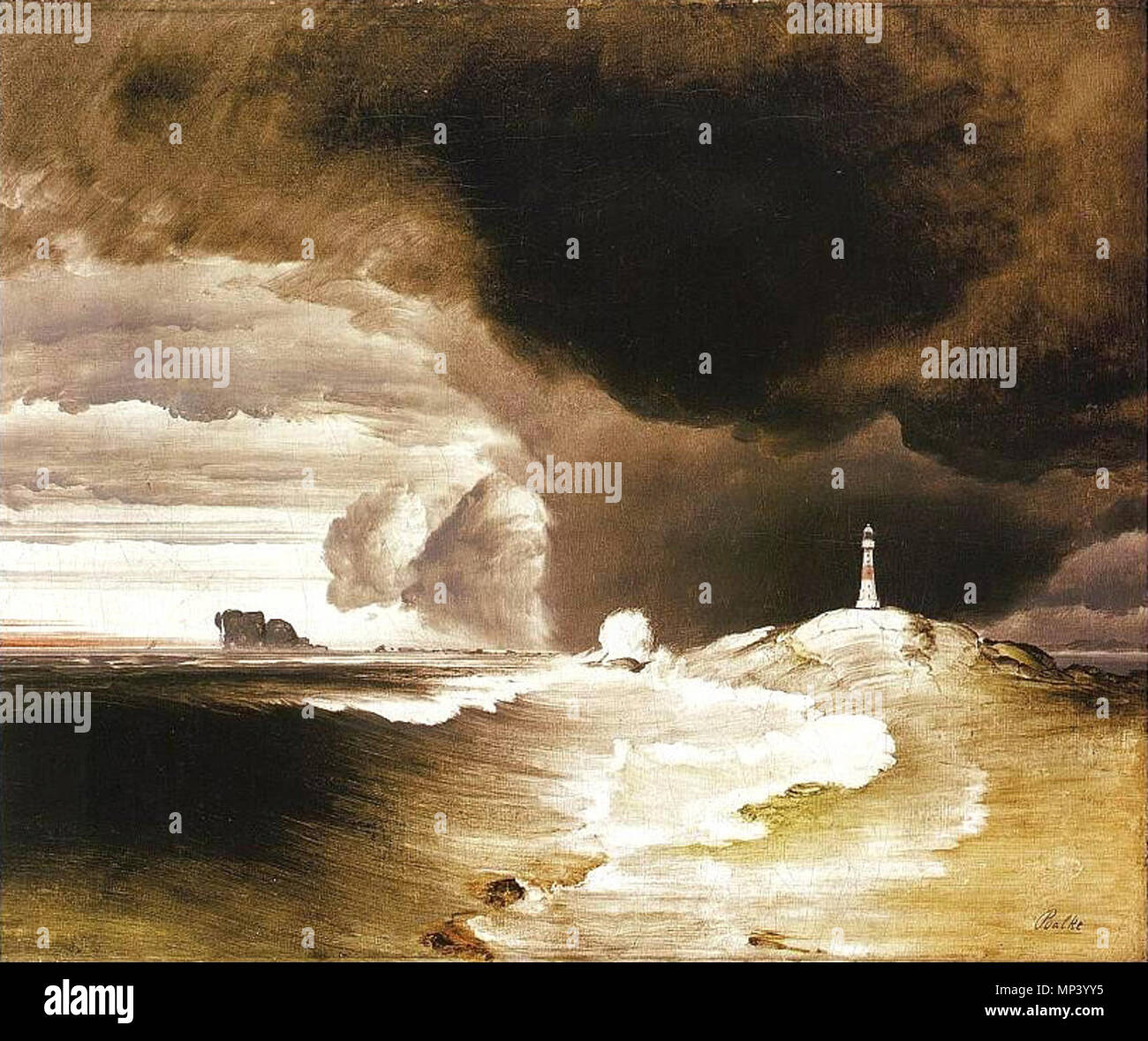 Peder 969 Balke-Fyr på den norske kyst Banque D'Images