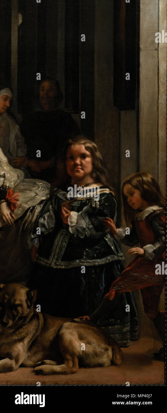 793 Les Ménines, de Diego Velázquez, du Prado dans Google Earth-x1-Y1 Banque D'Images