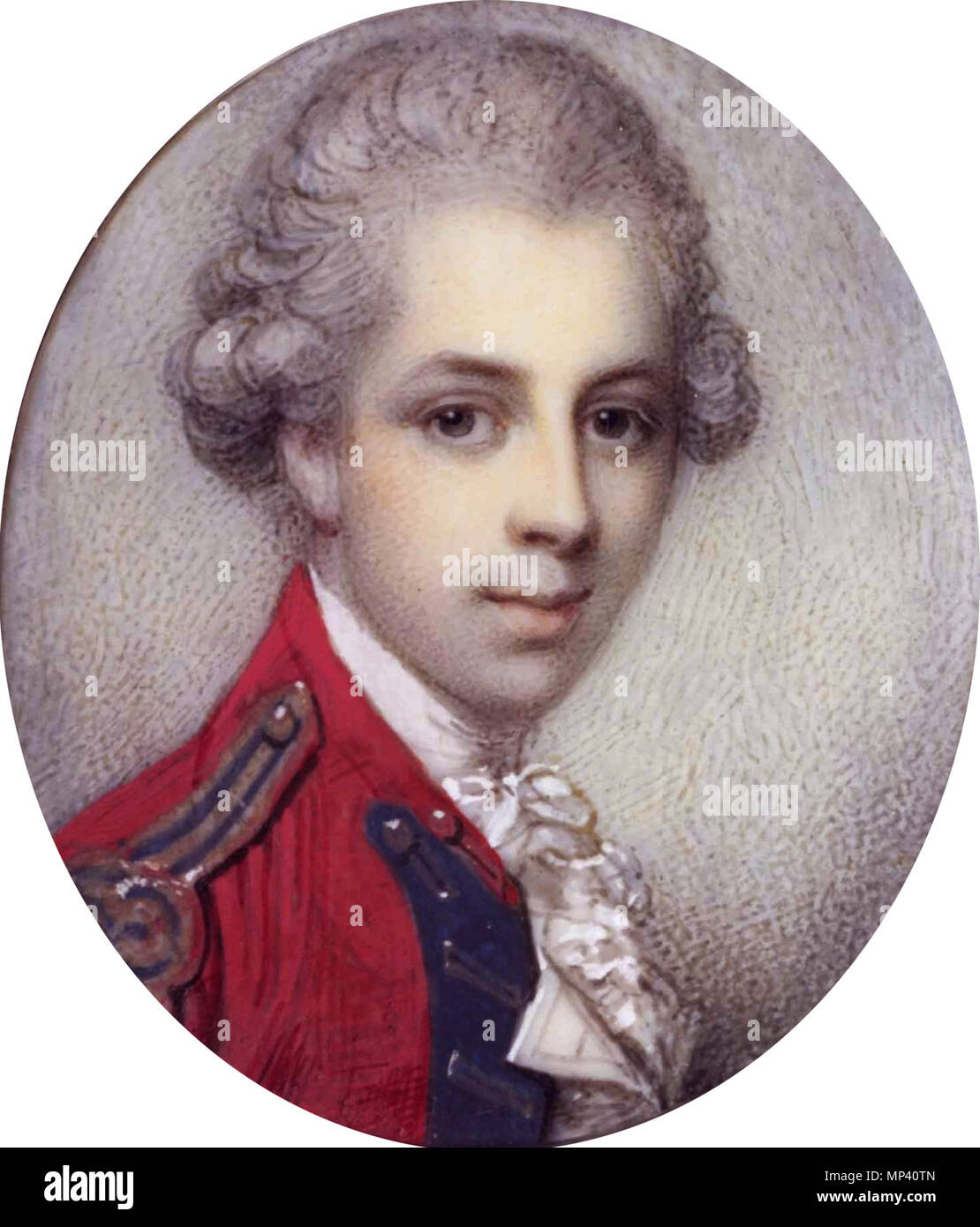 James Lowther, comte Lonsdale (b. 1736) *sur ivoire ovale 4,4 cm *Portrait de James Lowther, 1er comte de Lonsdale (1736-1802) avant 1821. 693 James Lowther, comte Lonsdale (b 1736), par Richard Cosway Banque D'Images