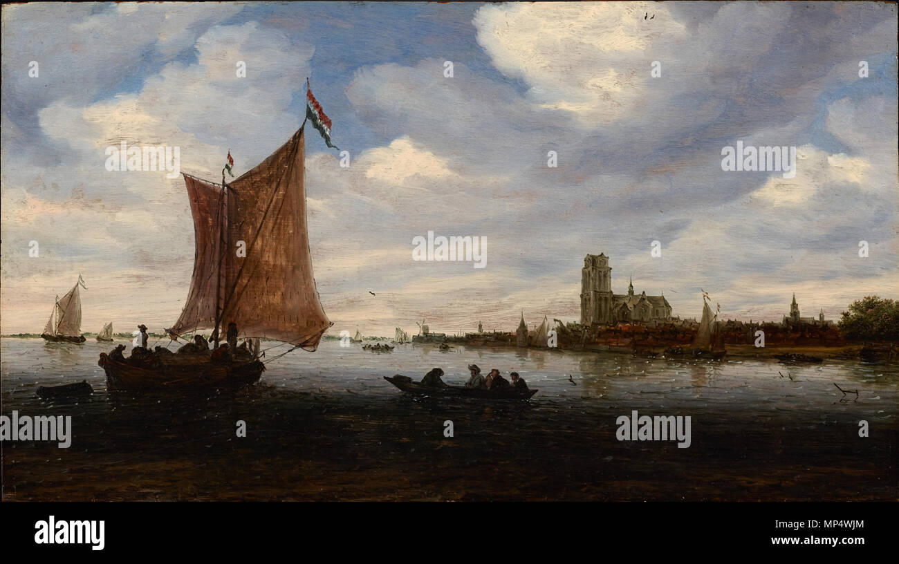 Anglais Vue De Dordrecht Anglais Entree De Catalogue Bien Que Salomon Van Ruysdael A Ete Active Dans La Ville De Haarlem Il Peint De Nombreuses Vues De Dordrecht