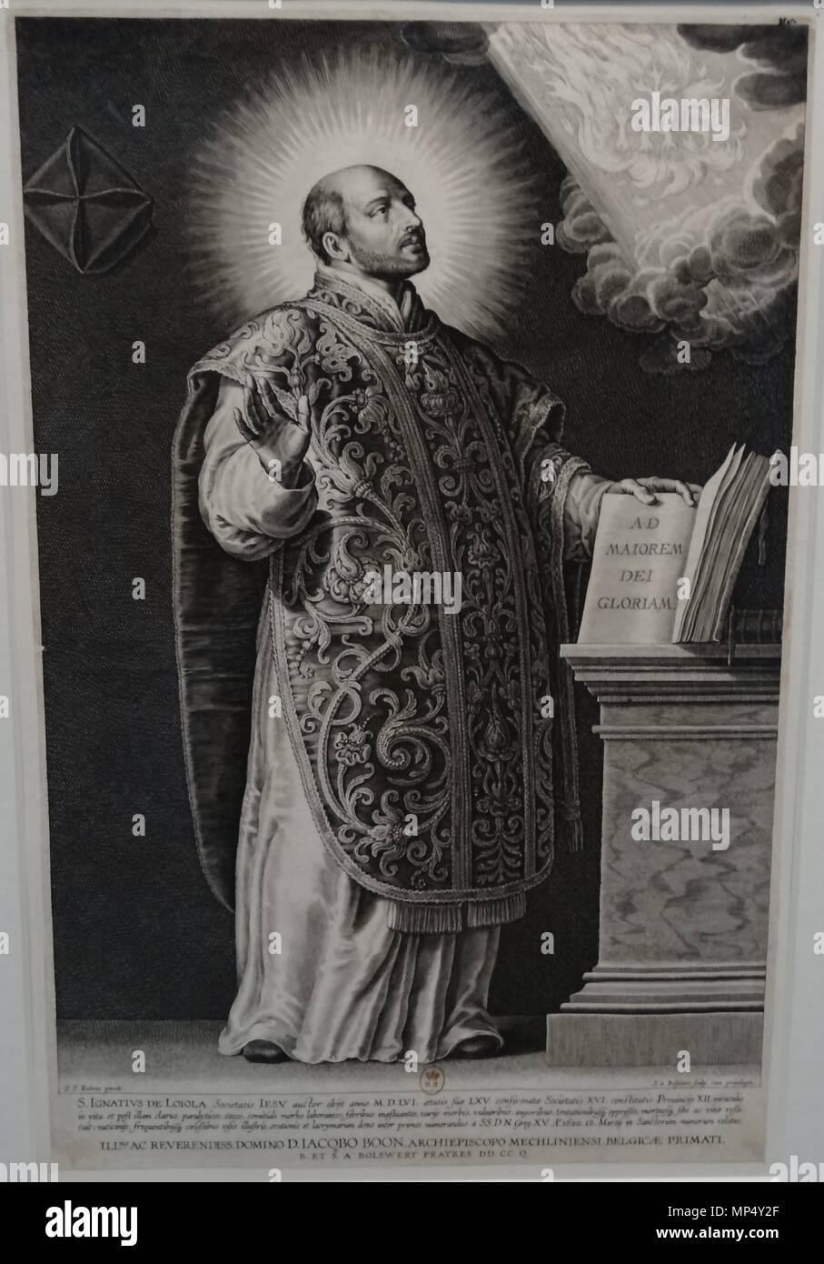 . L'Europe de Rubens, Louvre-Lens, 22 mai 2013 - 23 septembre 2013 . 22 mai 2013, 10:24:55. Jérémy-Günther Jähnick 826 Heinz-Louvre-Lens - L'Europe de Rubens - 024 - Saint Ignace de Loyola Banque D'Images
