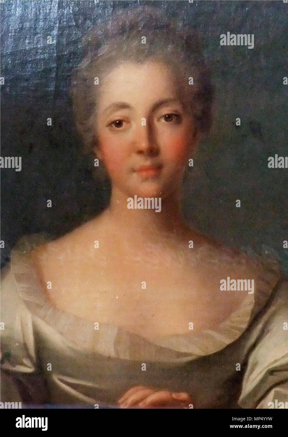 Tableau Ancien 'Madame Louise' - D'après Ou Par J.M. Nattier - Bon état