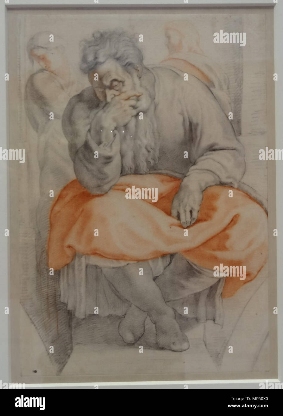 Louvre-Lens - 827 L'Europe de Rubens - 127 - Le prophète Jérémie Banque D'Images