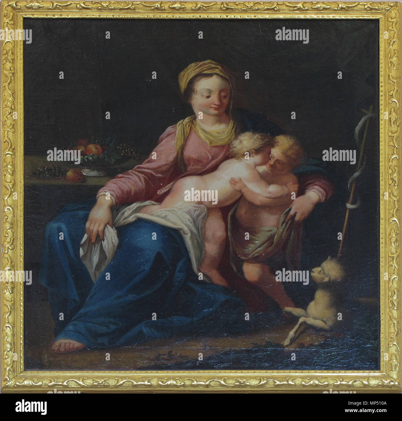 . Alsace, Bas-Rhin, Kleinfrankenheim, Église Saint-Georges (IA67006327) : Tableau 'Jésus et St-Jean-Baptiste' (XIXe ?). 9 septembre 2013. © Ralph Hammann - Wikimedia Commons 768 Kleinfrankenheim StGeorges 32 Banque D'Images . Alsace, Bas-Rhin, Kleinfrankenheim, Église Saint-Georges (IA67006327) : Tableau 'Jésus et St-Jean-Baptiste' (XIXe ?). 9 septembre 2013. © Ralph Hammann - Wikimedia Commons 768 Kleinfrankenheim StGeorges 32 Banque D'Images