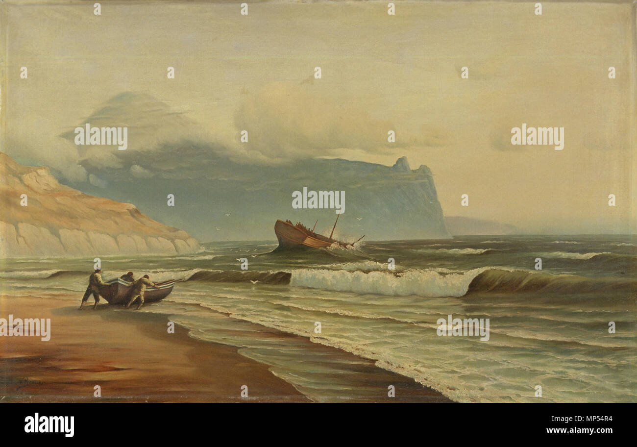 916 N. Borisov - Morski zaliv dans čolnom ladjo z Banque D'Images