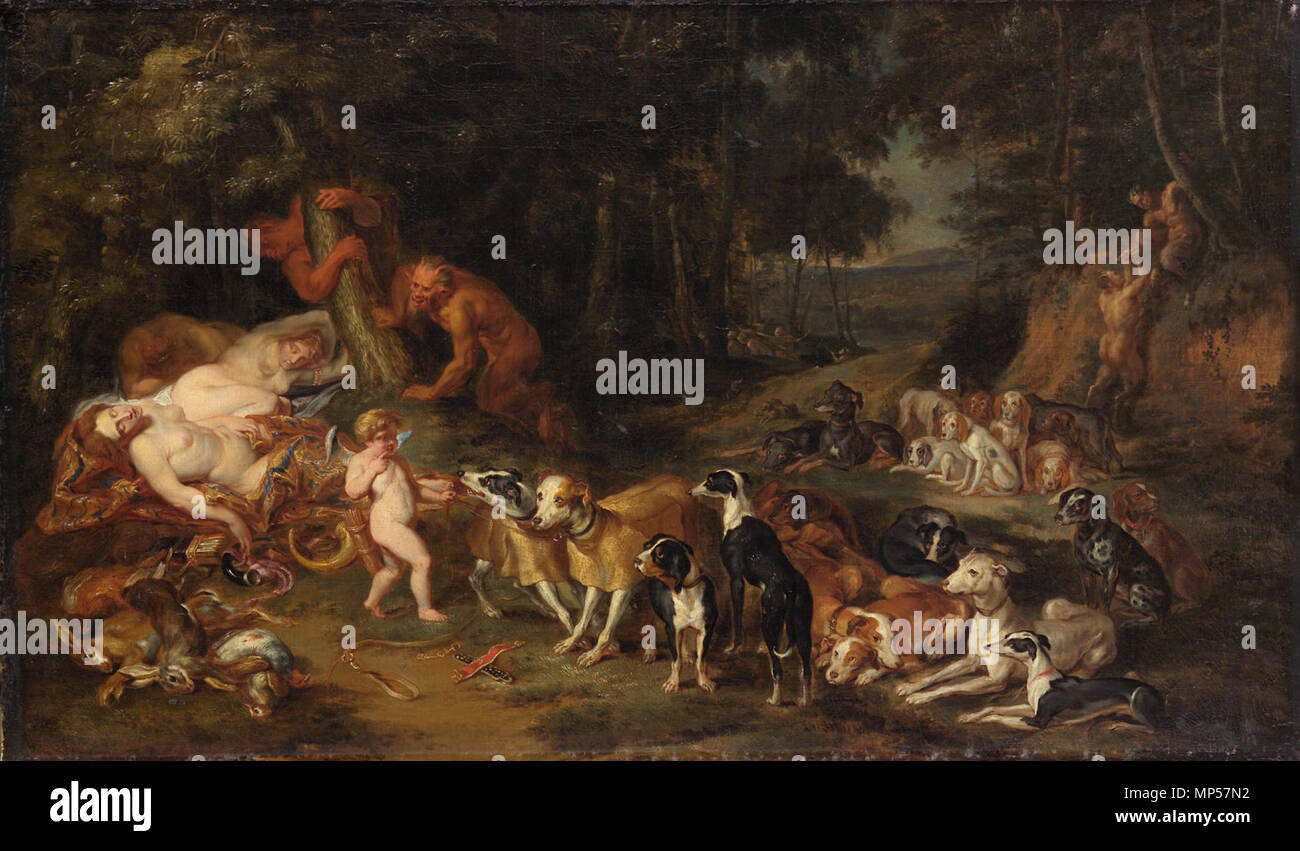 Anglais : Diana Deutsch : Rast der Diana 17e siècle. 695 Jan Brueghel (I), après Peter Paul Rubens - Nuit Diana Banque D'Images