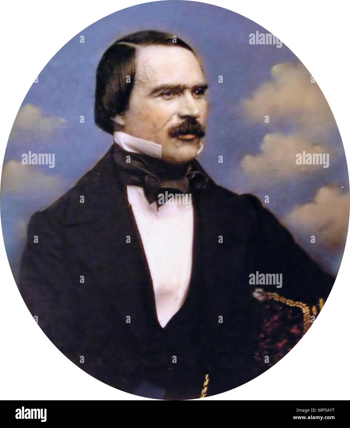 Général carlista Ramón Cabrera *Daguerrotipo *1850 Général carlista Ramón Cabrera 1042 Ramón Cabrera Banque D'Images