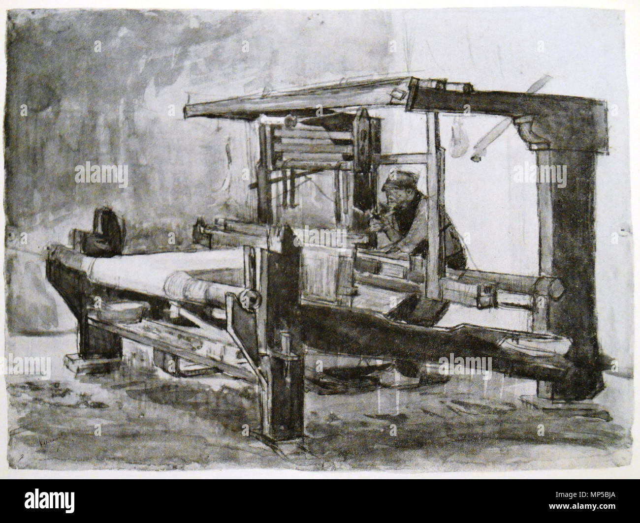 . Anglais : La weaver à tisser son Aquarelle, plume F 1107, 13½ x 17¼ pouces English : Dessin de Vincent van Gogh . Nuenen, Décembre 1883 - novembre 1885. Vincent van Gogh (1853-1890) Noms alternatifs Vincent Willem van Gogh, peintre néerlandais Description tiroir et graveuse Date de naissance/décès 30 mars 1853 - 29 juillet 1890 Lieu de naissance/décès Zundert Auvers-sur-Oise entre période de travail vers 1880 et vers juillet 1890 lieu de travail Pays-bas (Etten, La Haye, Nuenen, …, avant 1886), Paris (à partir de 1886 jusqu'en 1887), Arles (de 1888 à 1889), Aix-en-Provence (à partir de la chambre 1889 Banque D'Images