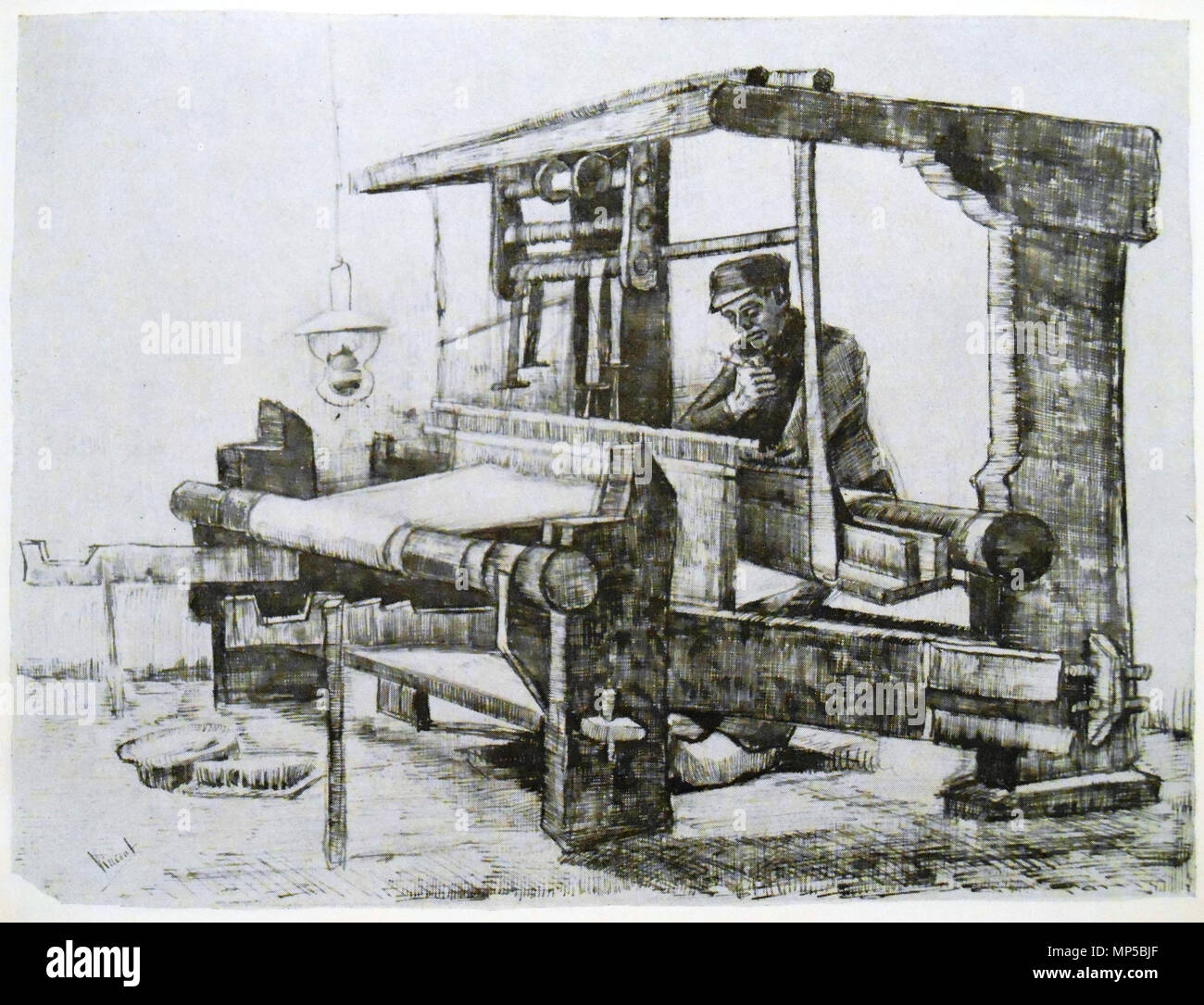 . Anglais : La weaver à tisser son stylo, rehaussée de white F 1123, 12 x 16 pouces English : Dessin de Vincent van Gogh . Nuenen, Décembre 1883 - novembre 1885. Vincent van Gogh (1853-1890) Noms alternatifs Vincent Willem van Gogh, peintre néerlandais Description tiroir et graveuse Date de naissance/décès 30 mars 1853 - 29 juillet 1890 Lieu de naissance/décès Zundert Auvers-sur-Oise entre période de travail vers 1880 et vers juillet 1890 lieu de travail Pays-bas (Etten, La Haye, Nuenen, …, avant 1886), Paris (à partir de 1886 jusqu'en 1887), Arles (de 1888 à 1889), Aix-en-Provence (bof Banque D'Images