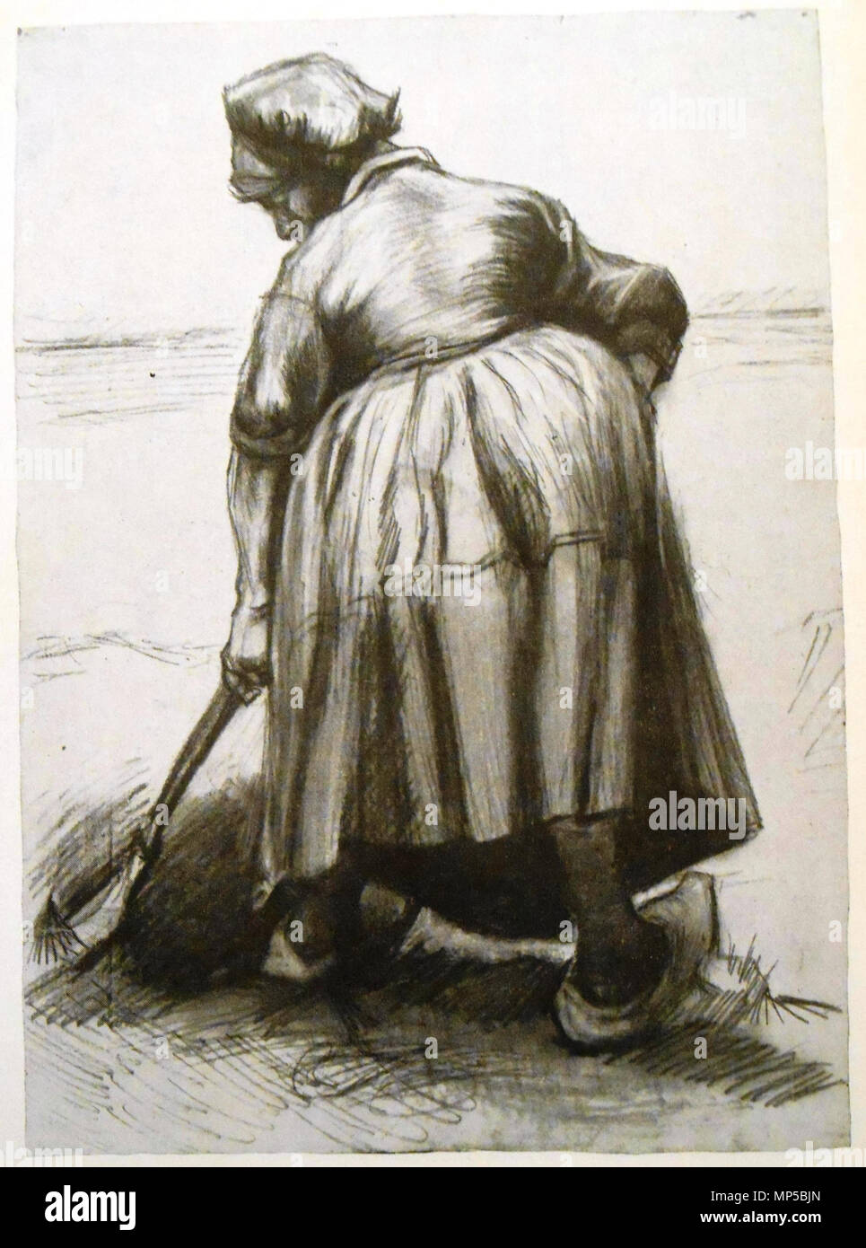 . Anglais : creuser paysan, vu de l'arrière crayon noir F 1255, 21¾ x 16¼ pouces English : Dessin de Vincent van Gogh . Nuenen, Décembre 1883 - novembre 1885. Vincent van Gogh (1853-1890) Noms alternatifs Vincent Willem van Gogh, peintre néerlandais Description tiroir et graveuse Date de naissance/décès 30 mars 1853 - 29 juillet 1890 Lieu de naissance/décès Zundert Auvers-sur-Oise entre période de travail vers 1880 et vers juillet 1890 lieu de travail Pays-bas (Etten, La Haye, Nuenen, …, avant 1886), Paris (à partir de 1886 jusqu'en 1887), Arles (de 1888 à 1889), Aix-en-Provence (fr Banque D'Images