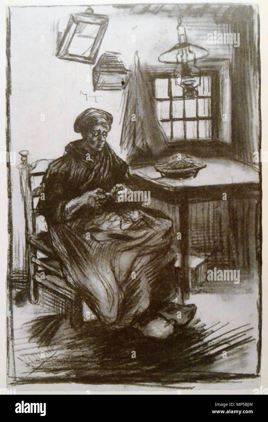 . Anglais : Femme, pois à écosser crayon noir F 1214, 16½ x 10¼ English : Dessin de Vincent van Gogh . Nuenen, Décembre 1883 - novembre 1885. Vincent van Gogh (1853-1890) Noms alternatifs Vincent Willem van Gogh, peintre néerlandais Description tiroir et graveuse Date de naissance/décès 30 mars 1853 - 29 juillet 1890 Lieu de naissance/décès Zundert Auvers-sur-Oise entre période de travail vers 1880 et vers juillet 1890 lieu de travail Pays-bas (Etten, La Haye, Nuenen, …, avant 1886), Paris (à partir de 1886 jusqu'en 1887), Arles (de 1888 à 1889), Aix-en-Provence (de 1889 à 1890), un Banque D'Images