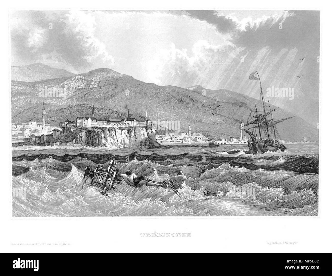 1204 Joseph Méry 1855 Trébizonde Banque D'Images