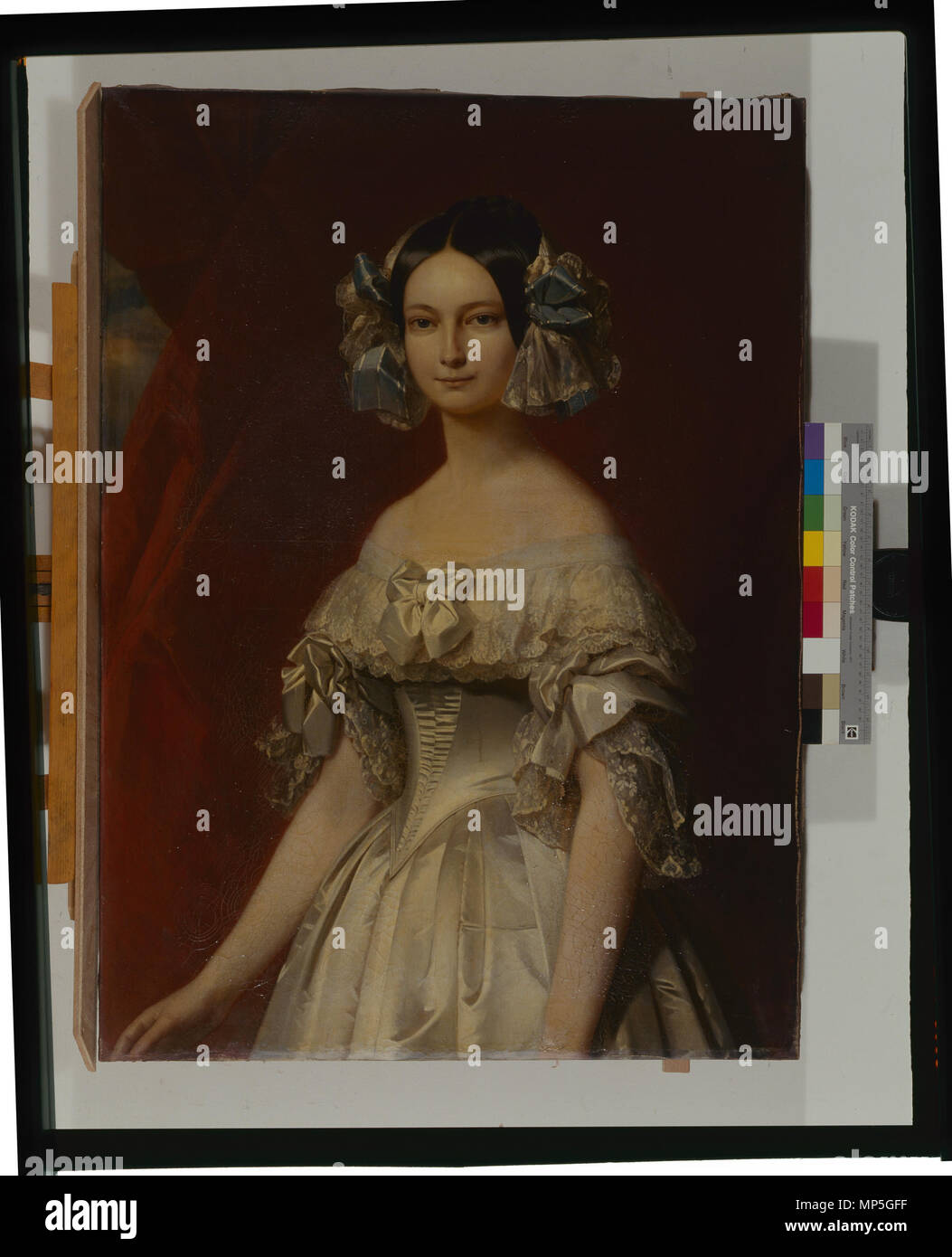 1015 Portrait de la princesse royale, duchesse d'Orléans - Franz Xaver Winterhalter - musée d'art et d'histoire de Saint-Brieuc Banque D'Images