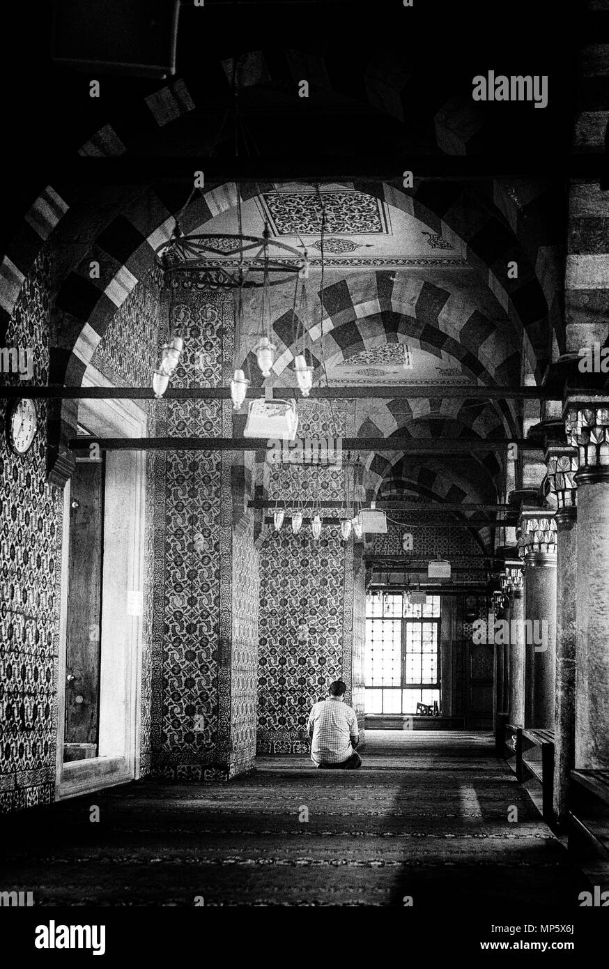 Istanbu - Mosquée bleue, Mosquée Sultan Ahmed. Blaue Moschee. Sultan-Ahmed-Moschee. Banque D'Images