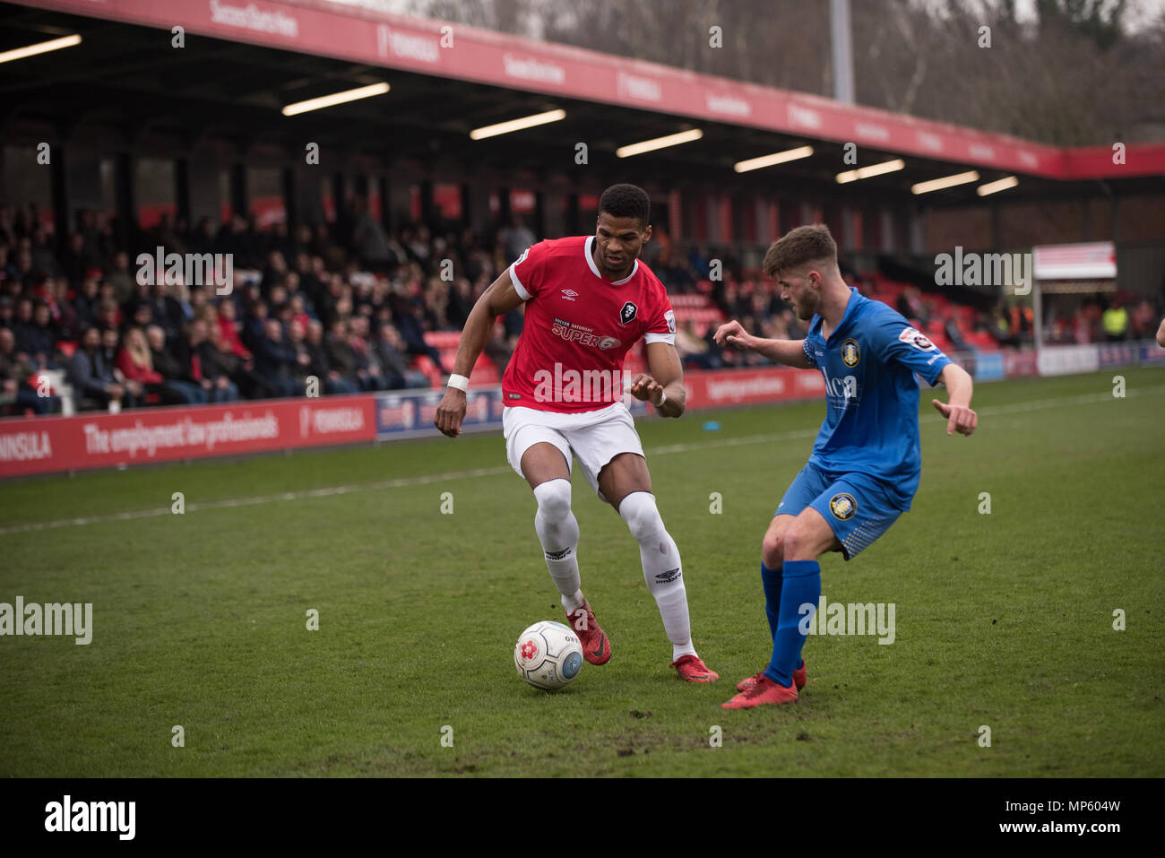 Michael Nottingham. Salford City FC. Banque D'Images