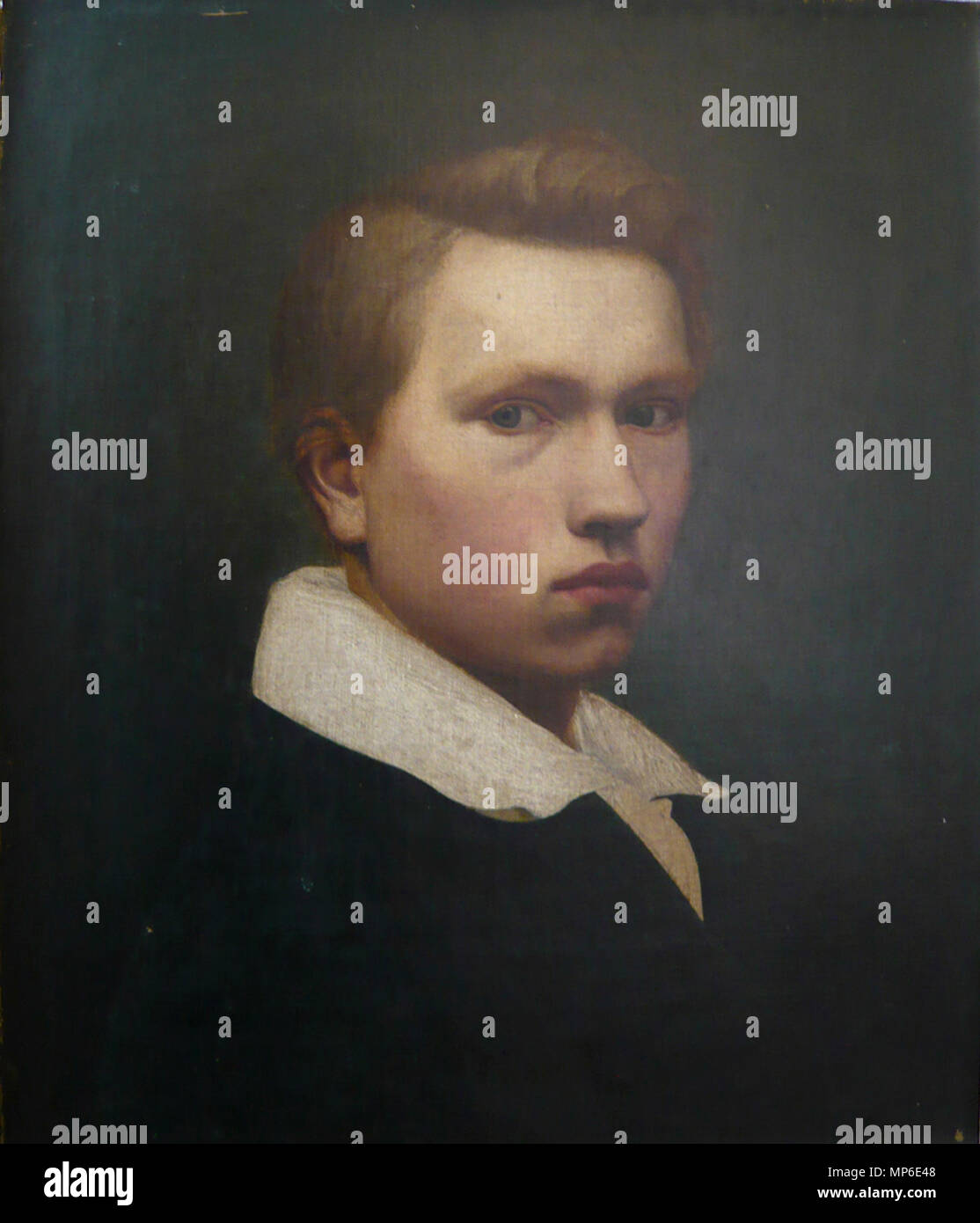 758 Karl Ferdinand Sohn Selbstporträt im Alter von 16 Jahren - Anno 1821 Banque D'Images