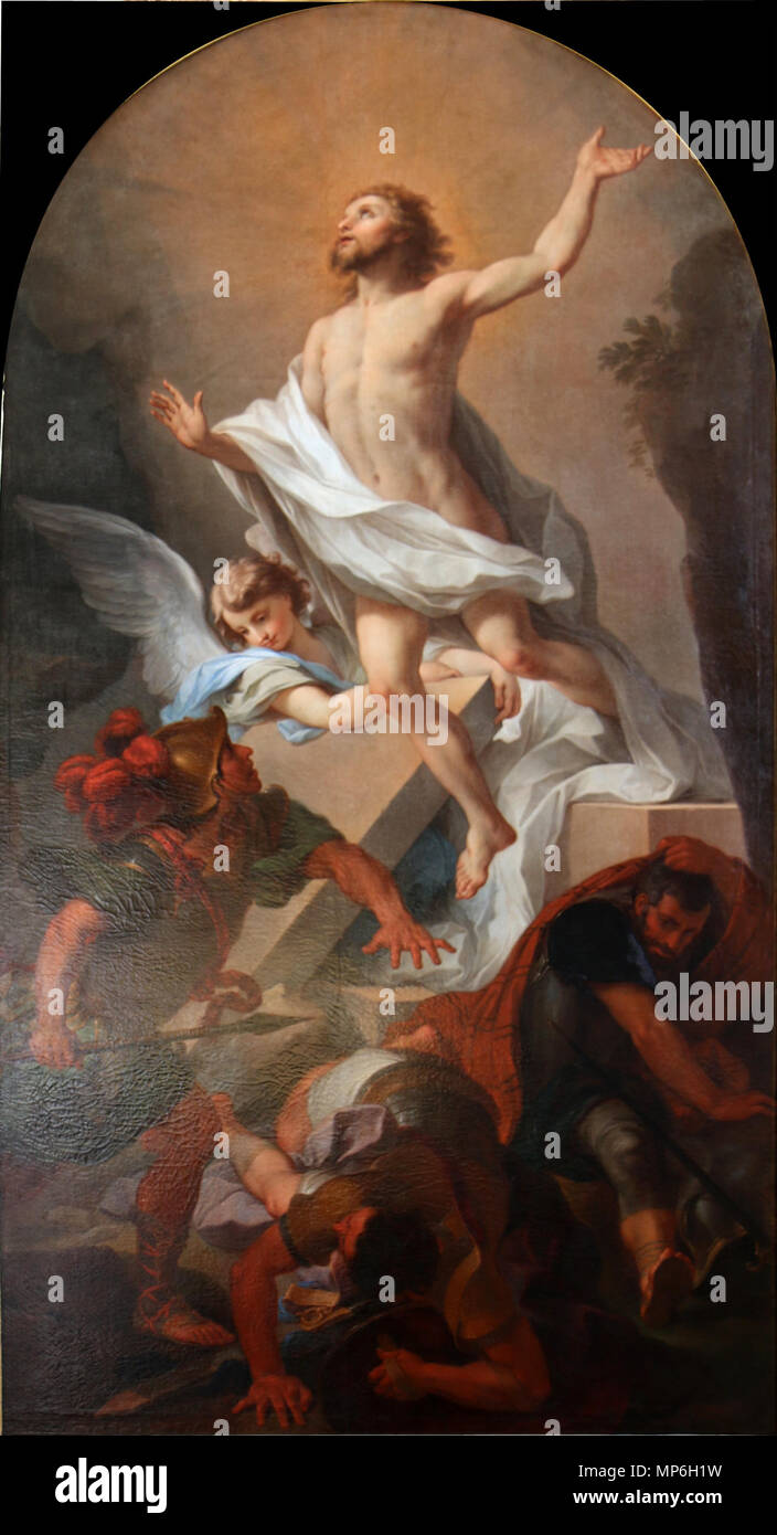 988 Pierre Parrocel-Résurrection du Christ Banque D'Images