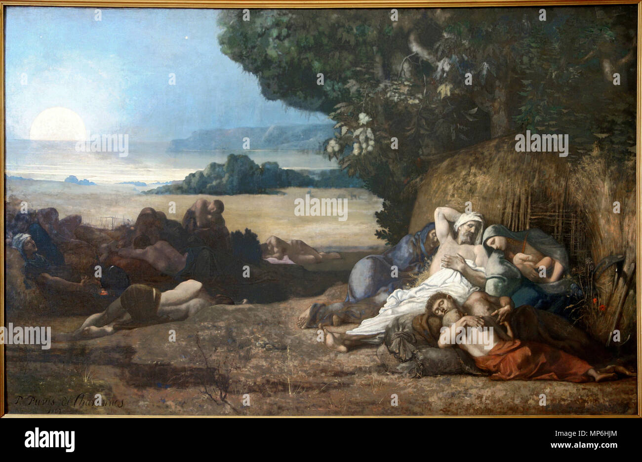 811 Lille PdBA Puvis de Chavanne sommeil Banque D'Images