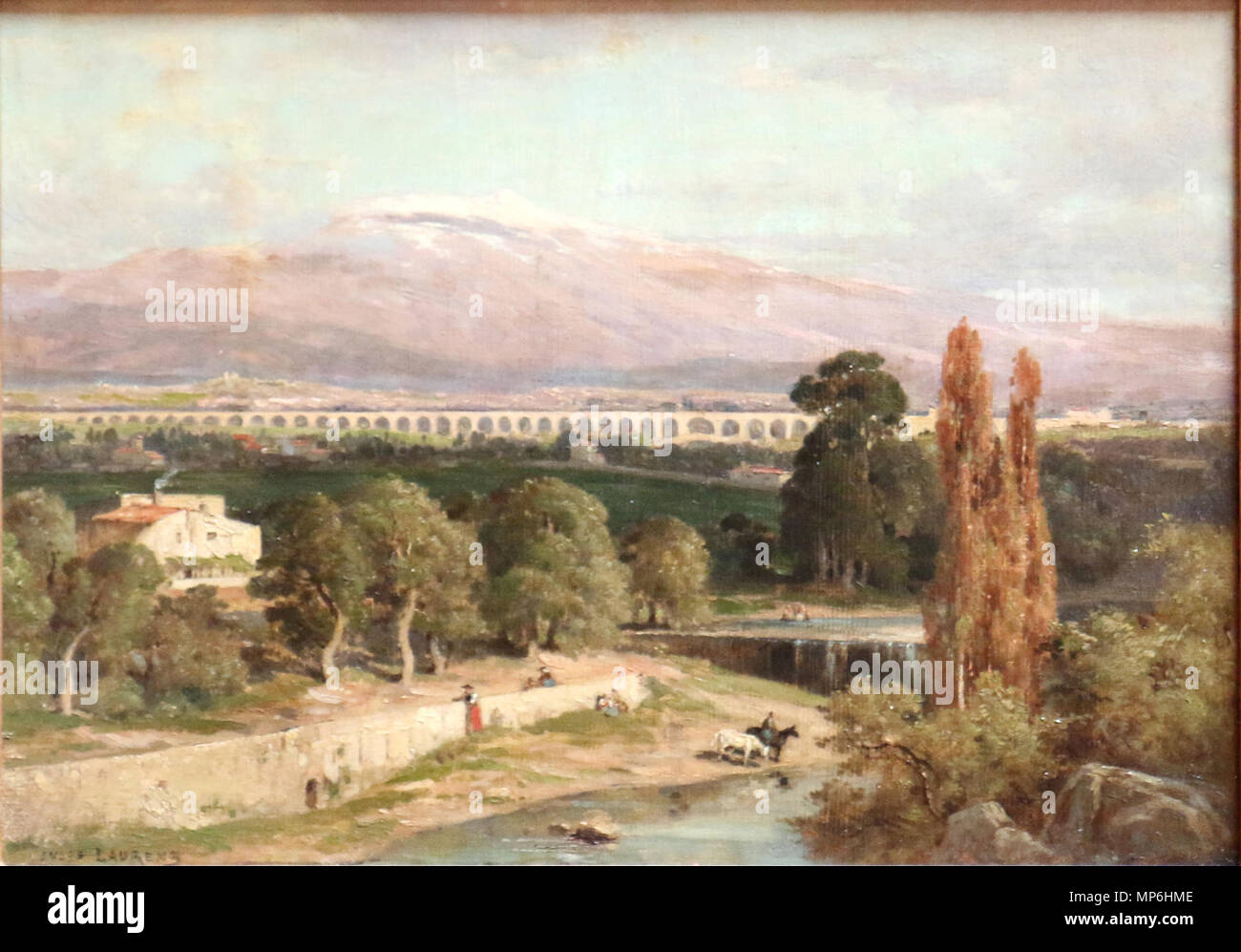 Français : L'acqueduc de Carpentras et le Mont Ventoux . Jules 750 Laurens-Acqueduc de Carpentras Banque D'Images Français : L'acqueduc de Carpentras et le Mont Ventoux . Jules 750 Laurens-Acqueduc de Carpentras Banque D'Images