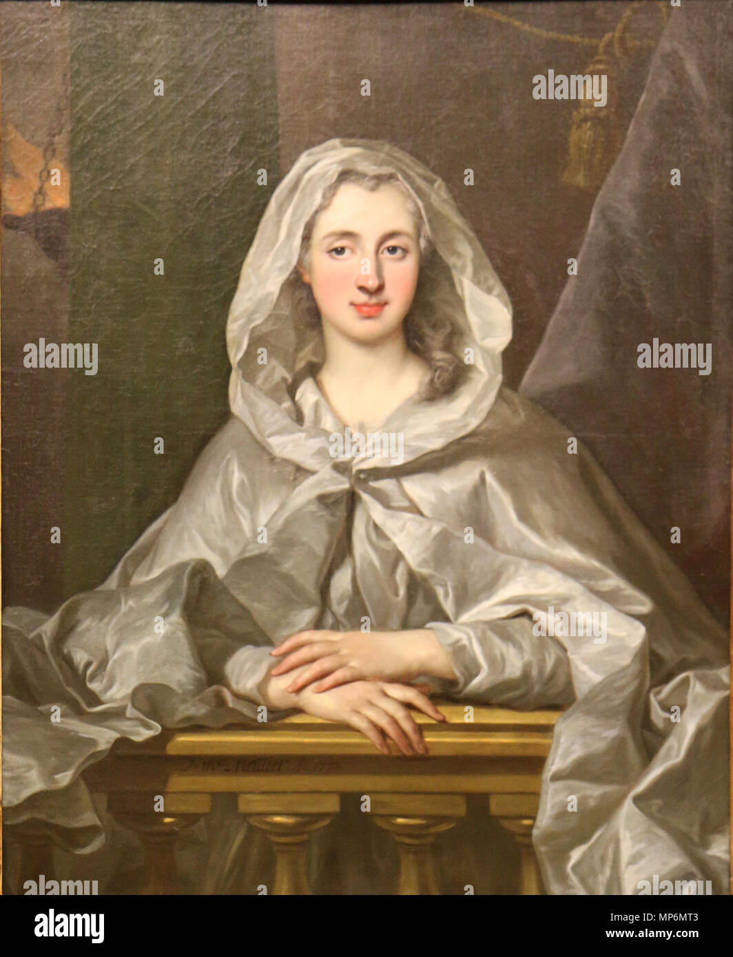 English : Louise-Thérèse d'Orléans, duchesse de Bourbon . 825 Louis-Michel Van Loo - Duchesse de Bourbon Banque D'Images