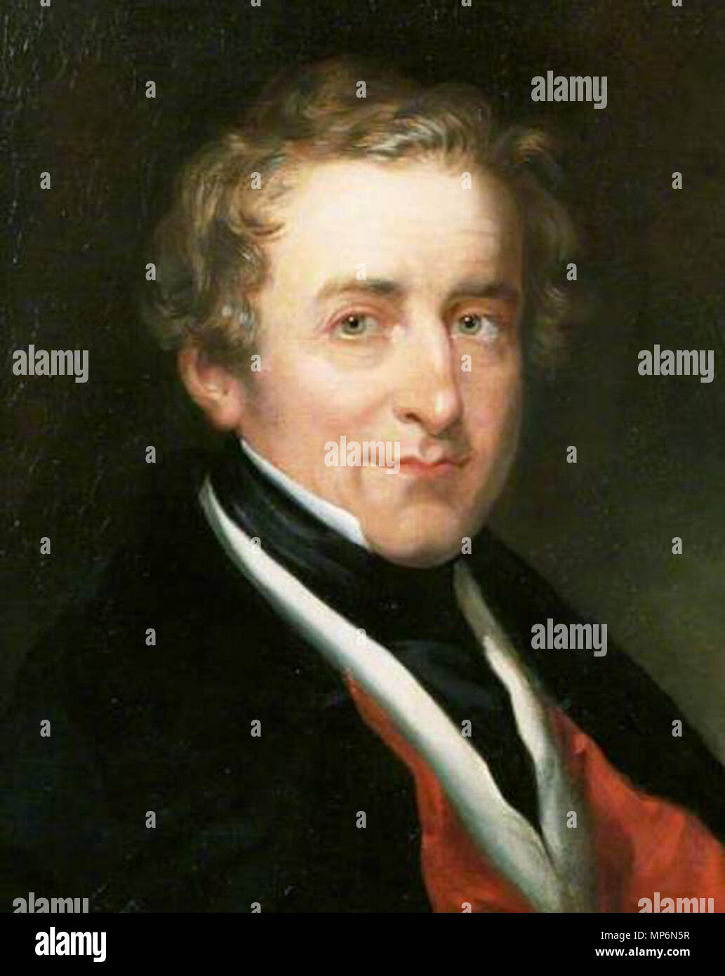 Sir Robert Peel (1788-1850), premier ministre . Sir Robert Peel (1788-1850) Premier ministre . avant 1850. Robert Richard Scanlan (1801-1876) 1068 Robert Peel par RR Scanlan détail Banque D'Images