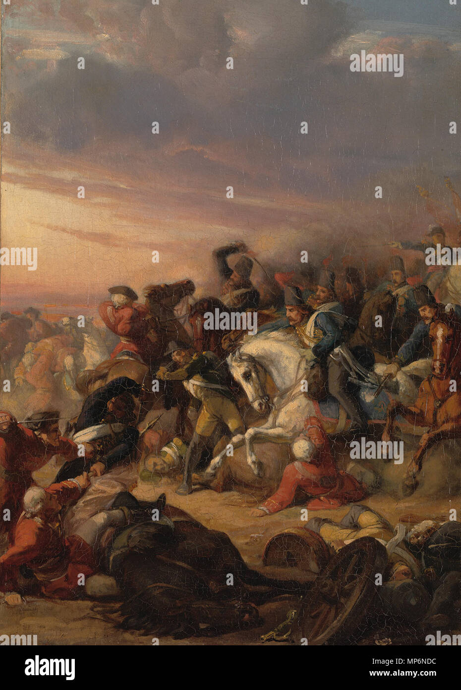 Anno 1799. Scories de bij Castricum. Nederlands : geschiedenis (iconografie) Anglais : la peinture d'Histoire English : Peinture d'histoire . Entre 1847 et 1891. 1082 4941 1799 SA-Anno. Scories de bij Castricum. Banque D'Images