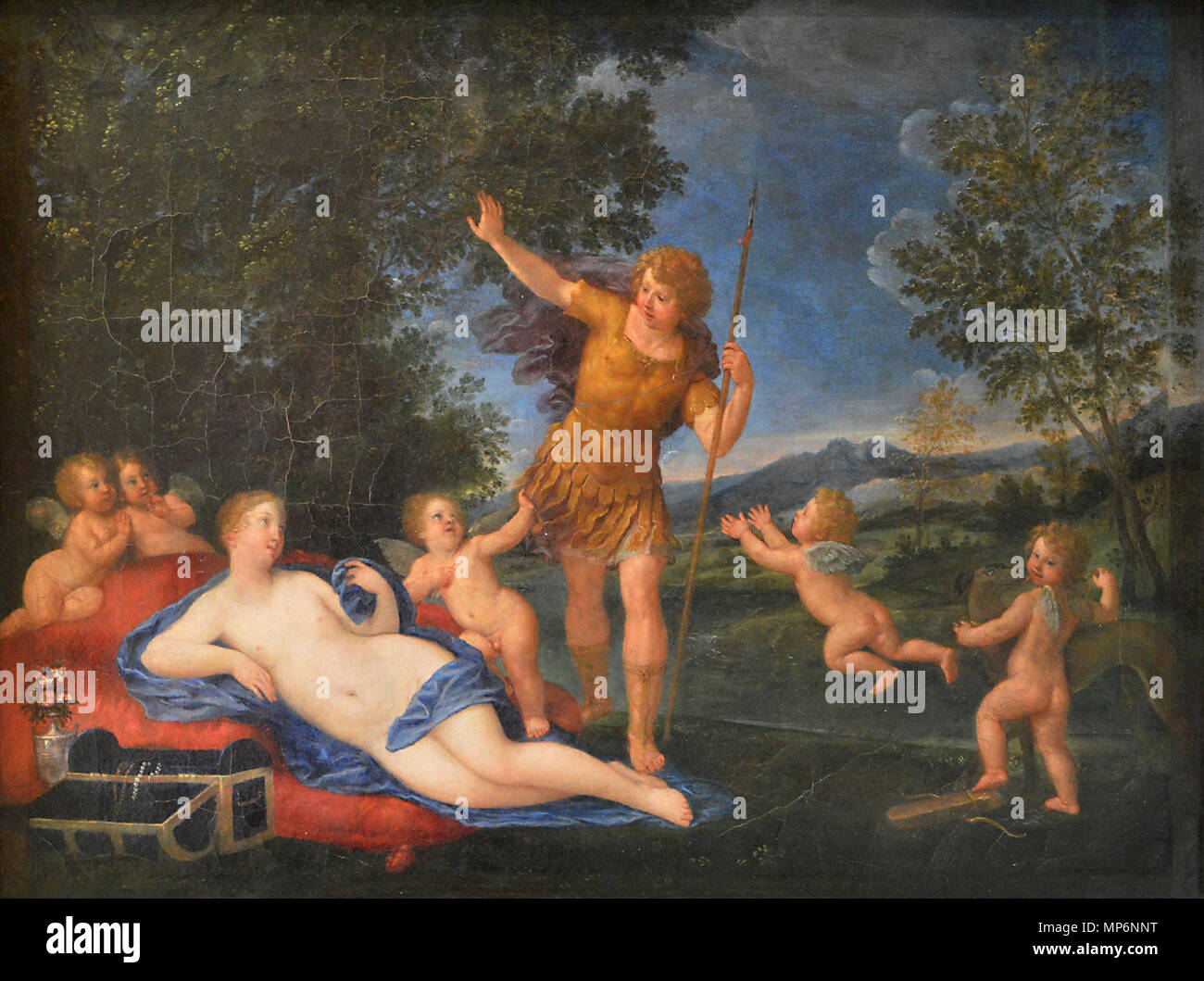 1246 Vénus et Adonis - L'Albane - Q18573499 Banque D'Images