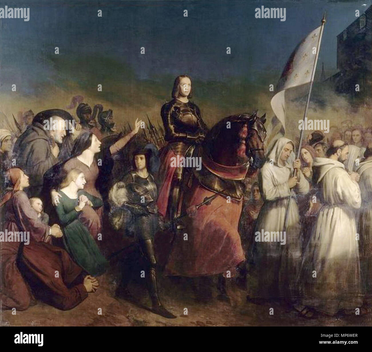 . Jeanne d'Arc . 1843. Hendrik Scheffer (1798-1862) Noms alternatifs Henri Scheffer peintre Tchèque-anglais Description Date de naissance/décès 25 septembre 1798 au 15 mars 1862 Lieu de naissance/décès lieu de travail Paris La Haye Paris (1824) ; Paris (1827) ; Paris (1833) ; Paris (1835) ; Paris (1859), Pays-Bas, Paris (1813 - 1862) ; La Haye (1827 - 1828) ; Paris (1836 - 1838) ; Paris (1839 - 1844) ; Paris (1845 - 1855) le contrôle d'autorité : Q321579 : VIAF 37186936 ISNI : 0000 0000 6661 8496 ULAN : 500016201 RCAC : pas d99070683 : SUDOC WorldCat 130977683 1099 Henry Scheffer joan arc Banque D'Images