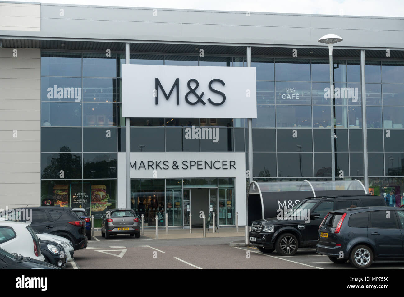 Marques et fermetures de magasins spencer Banque de photographies et d