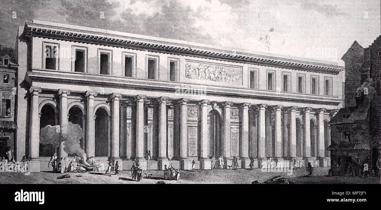 . Anglais : Vue de la façade de l'École de chirurgie (chirurgie), l'École de Paris . 18e siècle. Architecte : Jacques Gondouin (1737-1818) Noms alternatifs Jacques Gondoin architecte français Description Date de naissance/décès 7 Juin 1737 29 décembre 1818 Lieu de naissance/décès Saint-Ouen, Seine-Saint-Denis Paris lieu de travail France contrôle d'autorité : Q722829 : VIAF 51991937 ISNI : 0000 0000 6662 7915 ULAN : 500015784 RCAC : nr93020660 GND : 122382692 artiste graphique WorldCat : Inconnu 689 Jacques Gondouin - Ecole de Chirurgie Banque D'Images