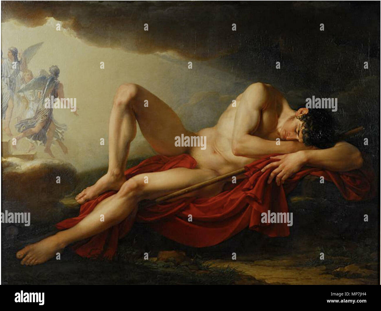 690 Jacques Réattu - le rêve de Jacob Banque D'Images