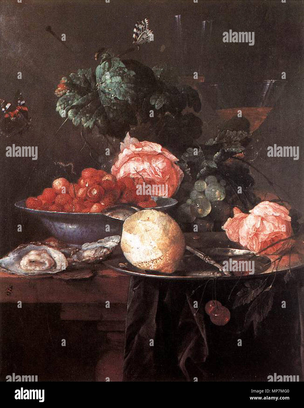 Still-Life avec fruits 1652. 696 Jan Davidsz. De Heem - Still-Life avec Fruits - WGA11285 Banque D'Images