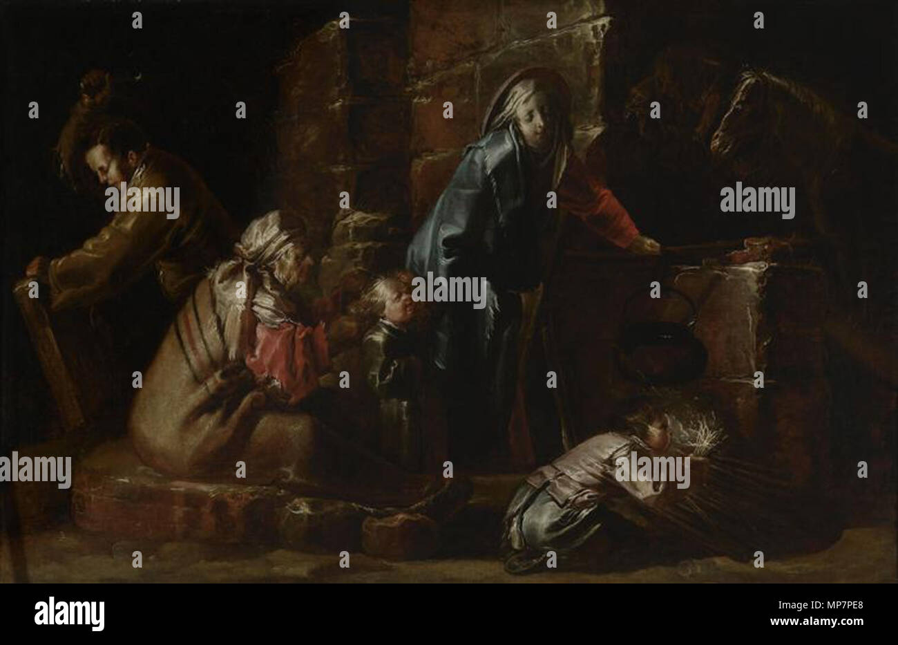 Camp de gitans entre vers 1631 et vers 1651. 703 Jan van der Venne - camp de gitans Banque D'Images