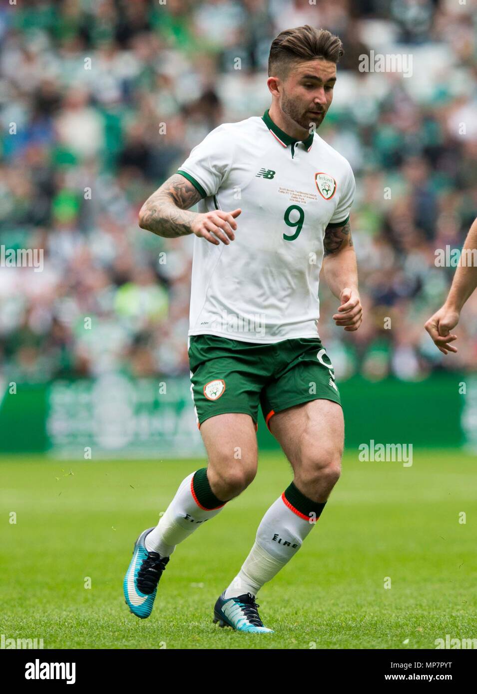 Republic Sean Maguire pendant le match de témoignage au Celtic Park, Glasgow.APPUYEZ SUR ASSOCIATION photo.Date de la photo: Dimanche 20 mai 2018.Voir PA Story football Celtic.Le crédit photo devrait se lire : Jeff Holmes/PA Wire. Banque D'Images