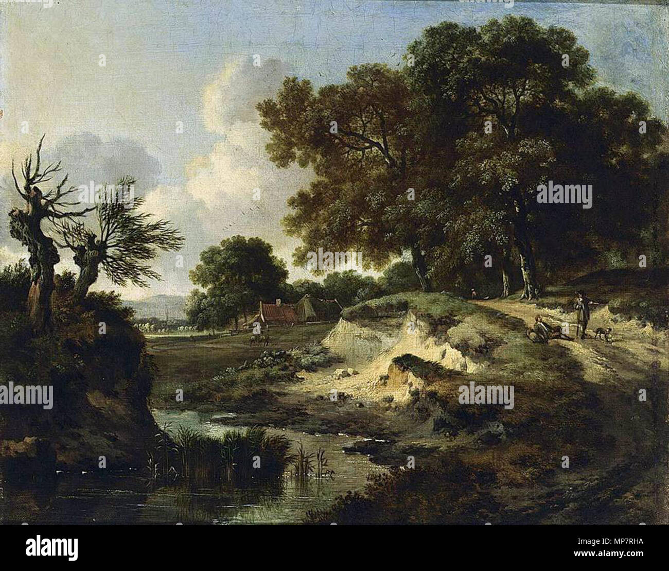 Paysage 1670. 706 Jan Wynants - Paysage - WGA25925 Banque D'Images