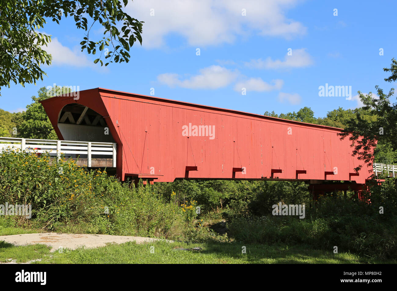 Roseman Bridge, Iowa Banque D'Images