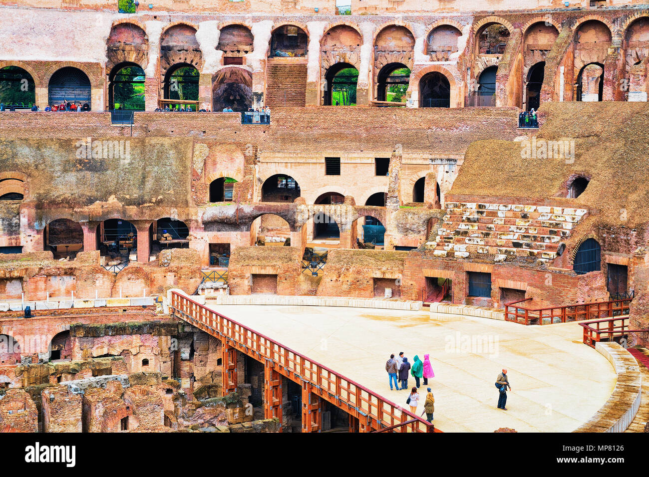 Rome, Italie - 13 octobre 2016 : Stade de Colisée à Rome, Italie. C'est un amphithéâtre à Rome. Banque D'Images