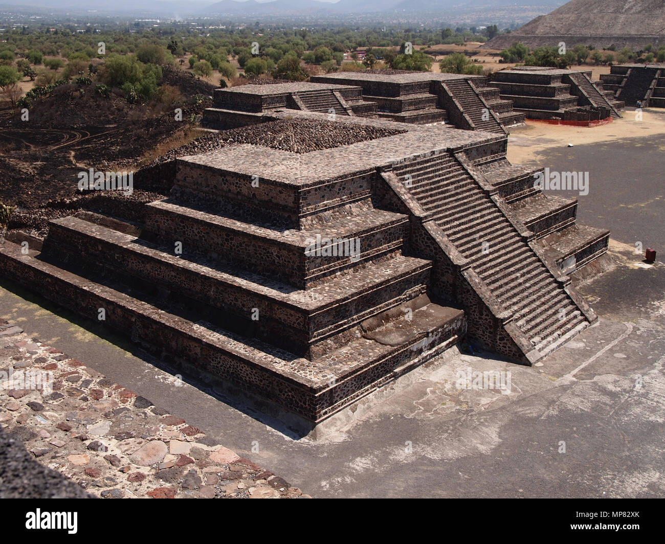 Teotihuacan, Mexique, une ancienne civilisation précolombienne qui a précédé la culture Aztèque Banque D'Images