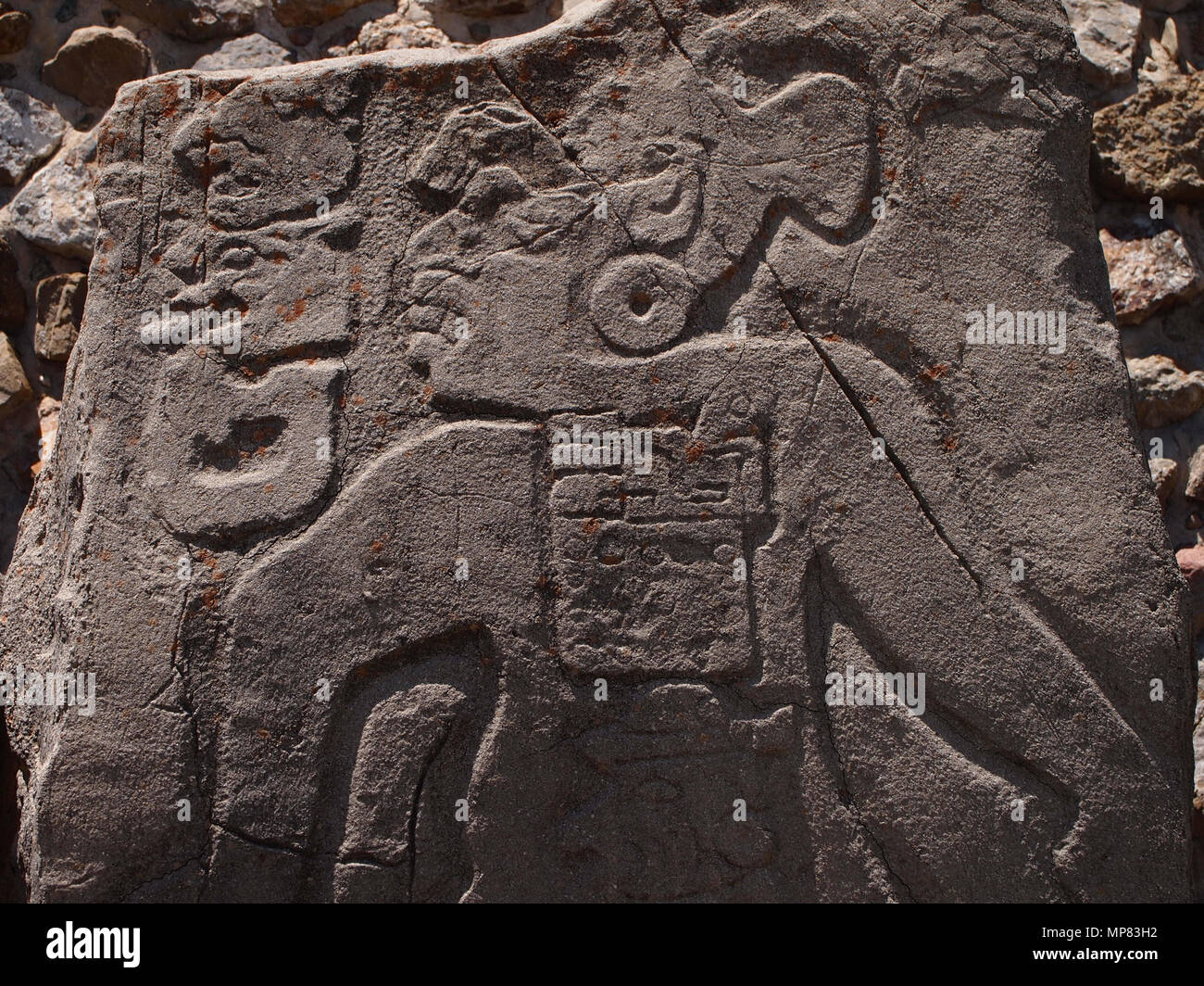 Teotihuacan, Mexique, une ancienne civilisation précolombienne qui a précédé la culture Aztèque Banque D'Images