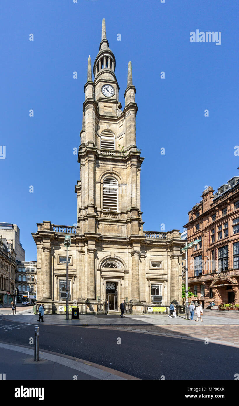 St George's Church of Scotland Tron church in Buchanan Street centre ville de Glasgow Scotland UK Banque D'Images