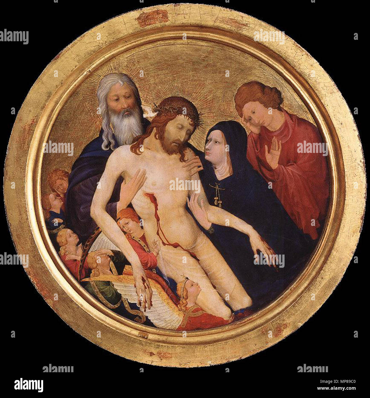 711 Jean Malouel - Grande Pietà ronde - WGA13901 Banque D'Images