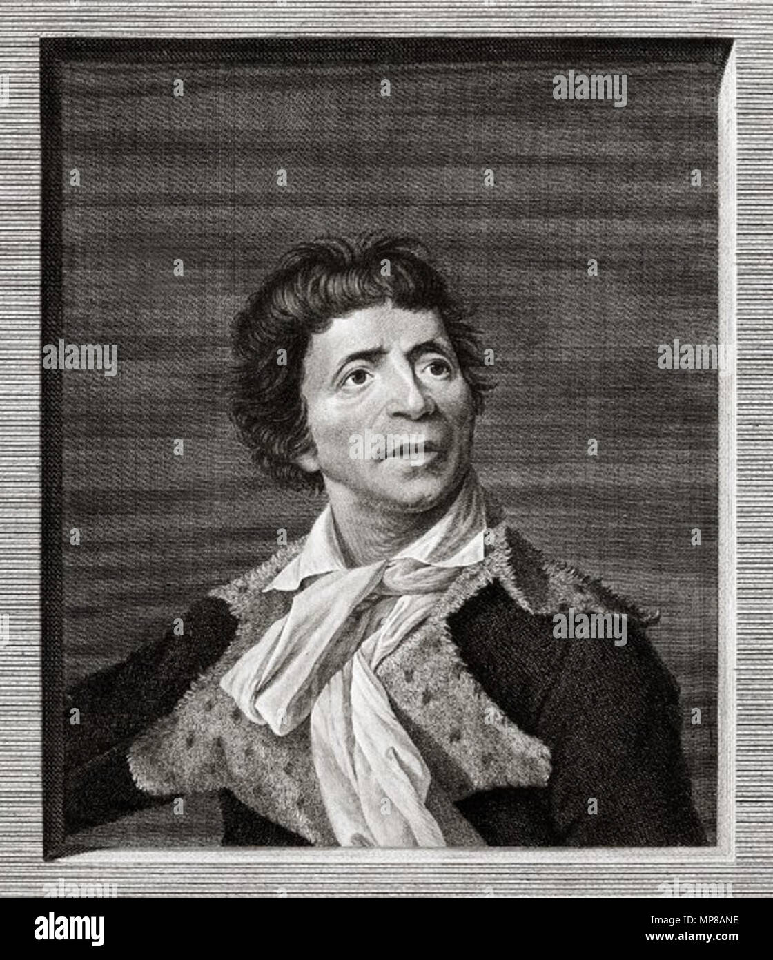 Portrait de Jean-Paul Marat (1743-1793) 1793. 716 Jean-paul marat 2 Banque D'Images