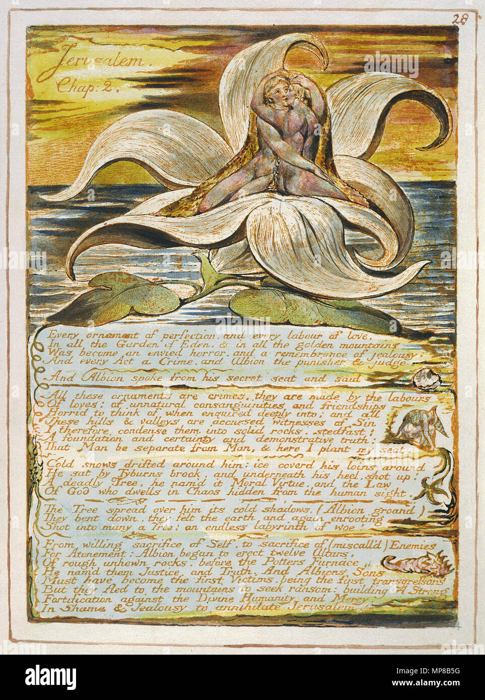 . Anglais : Jérusalem l'émanation de l'Albion, Géant, 28 E copie de l'objet (Bentley, 28 Erdman 28, Keynes 28) . 11 novembre 2013, 17:01:56. William Blake (1757-1827) Noms alternatifs W. Blake ; Uil'iam Bleik Description La peintre, poète, écrivain, théologien, collectionneur et graveur Date de naissance/décès 28 Novembre 1757 12 août 1827 Lieu de naissance/décès Broadwick Street London Charing Cross lieu de travail contrôle d'autorité : Q41513 : VIAF 54144439 ISNI : 0000 0001 2096 135X ULAN : 500012489 RCAC : n78095331 NLA : 35019221 717 WorldCat Jérusalem l'émanation de l'Albion, Géant Banque D'Images