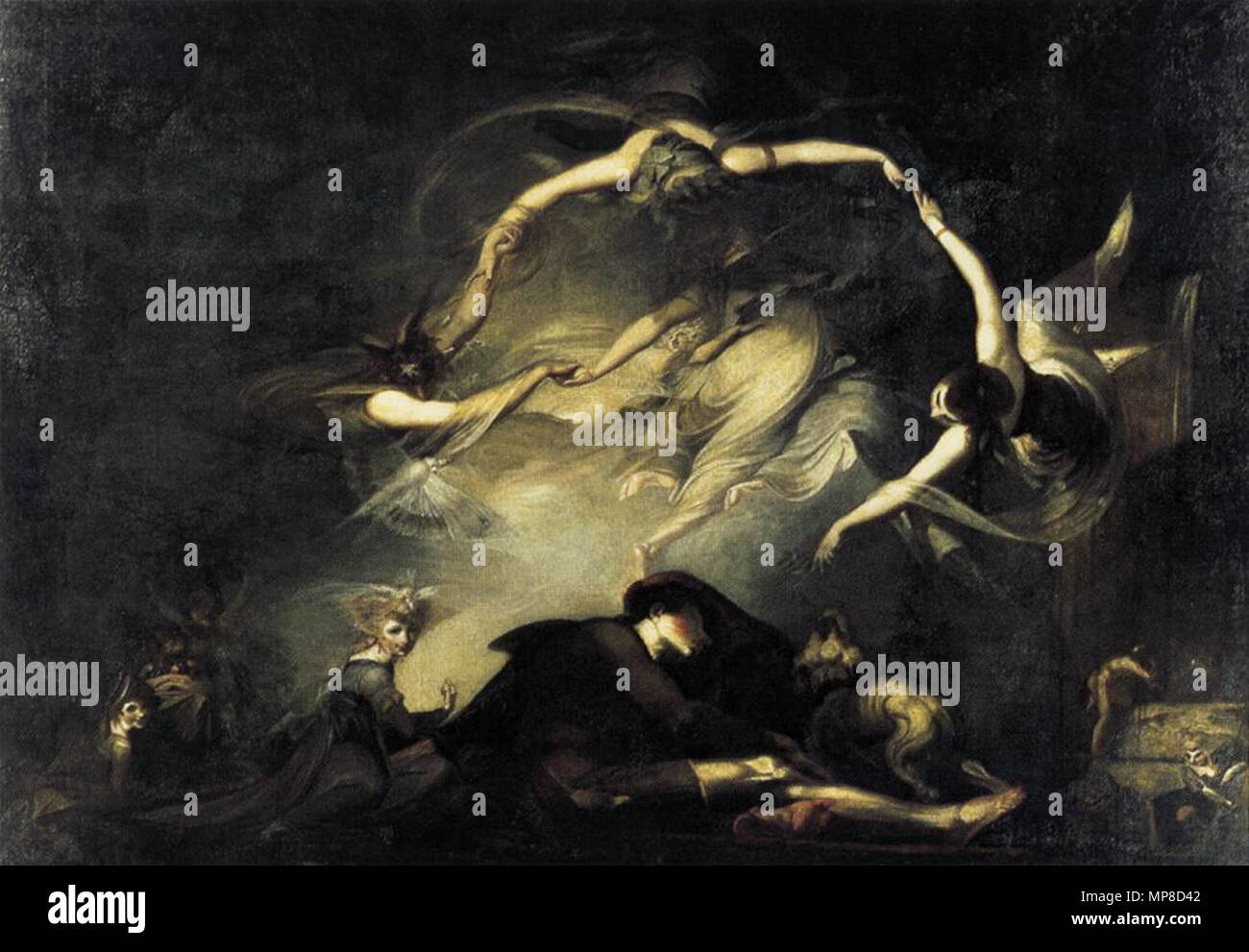 725 Johann Heinrich Füssli - The Shepherd's Dream - WGA8335 Banque D'Images