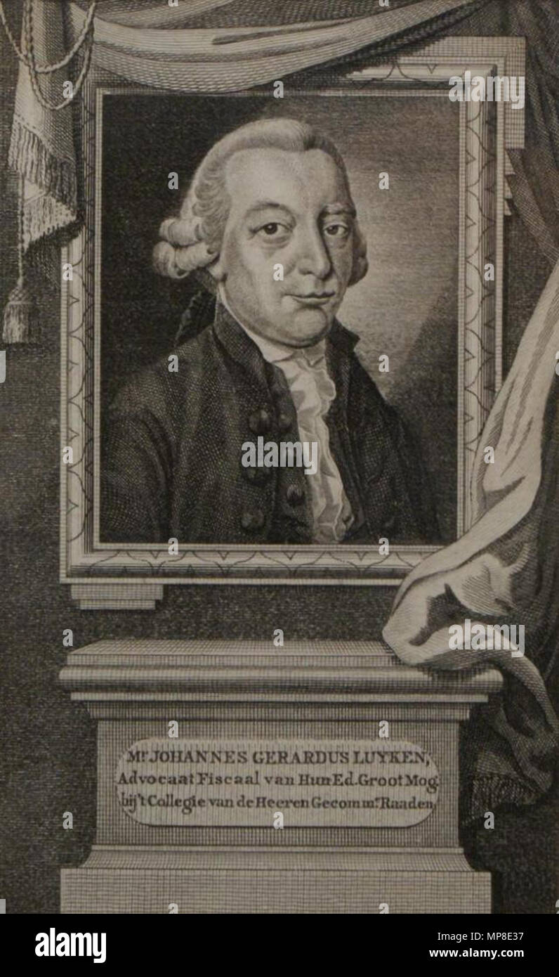 . Portrait de Johannes Gerardus Luyken (1742-1818), membre de l'Assemblée nationale de la République batave (1796-1797) . fin du 18e c.. Reinier Vinkeles (1741-1816) Noms alternatifs Reinr Vinkeles, Rein J. Vinkeles Description graveur néerlandais, dessinateur, aquafortiste et graveur Date de naissance/Décès 12 Janvier 1741 30 janvier 1816 Lieu de naissance/décès Amsterdam Amsterdam circa 1762-1816 Période de travail lieu de travail Amsterdam (ca. 1762-1816), Paris (1770-1771) contrôle d'autorité : Q512648 : VIAF 19949925 ISNI : 0000 0000 6656 9807 ULAN : 500020996 RCAC : nr91024495 GND : 123017416 WorldC Banque D'Images