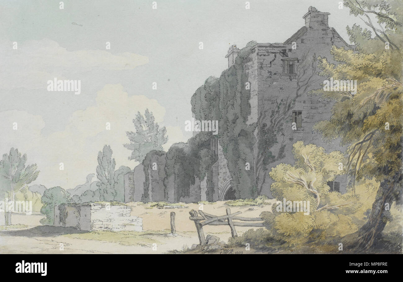 . Bickleigh Cour, Devon . 1803. John White Abbott (1763-1851) Noms alternatifs J. W. Abbott ; J. White Abbott aquarelliste Britannique Description, apothicaire, peintre, peintre de paysages et de chirurgien Date de naissance/décès 13 Mai 1763 Lieu de naissance 1851 décès/Exeter Exeter contrôle d'autorité : Q6263814 : VIAF 95766039 ISNI : 0000 0001 1578 7377 ULAN : 500013900 RCAC : n50065857 GND : 174293623 735 WorldCat John White Abbott Bickleigh Devon Cour Banque D'Images