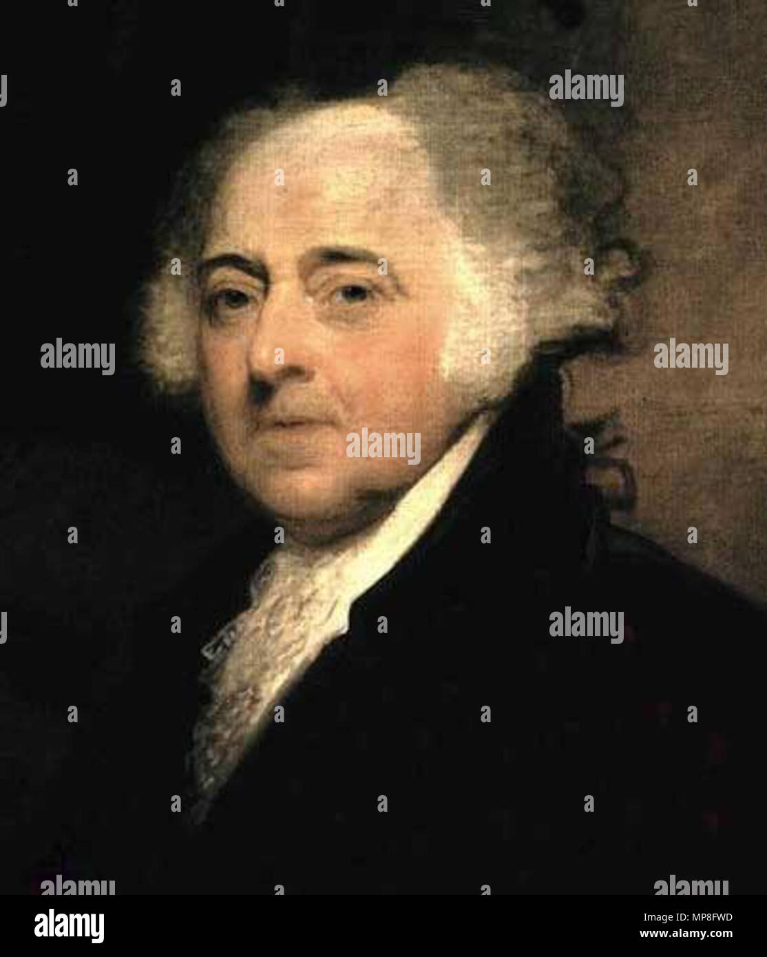 John Adams, 1823-24 Deuxième Président des Etats-Unis. 1823 (1755 - 1828). 735 Johnadamsvp.renversé Banque D'Images